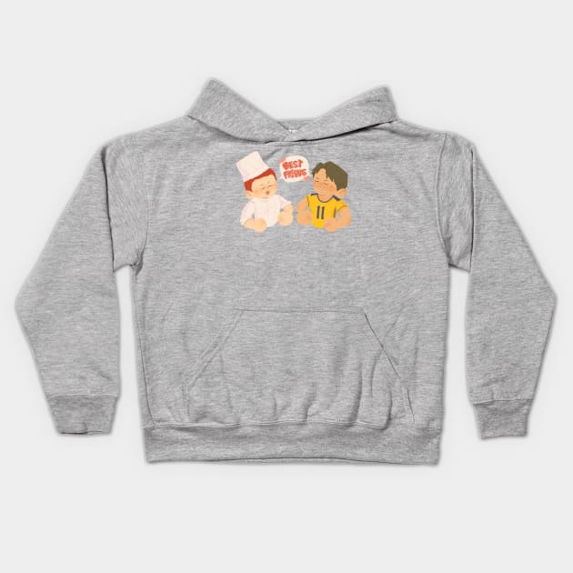 ushiten best friends !! Kids Hoodie by kaya :}